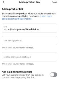 Shopee Affiliate Facebook